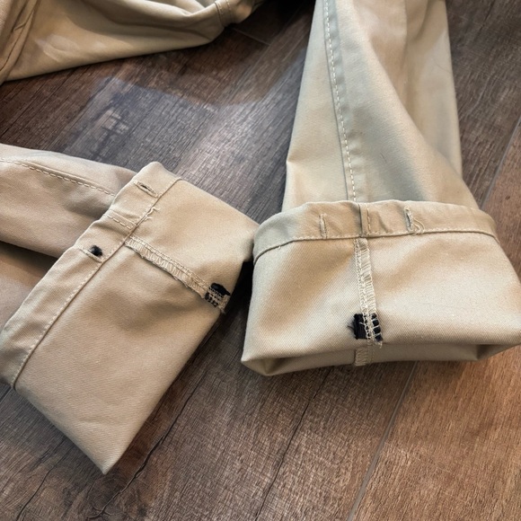 WXYZ Men's Size M Tan Beige Cargo Pants w Drawstring Straight Leg Elastic Waist - Picture 15 of 16